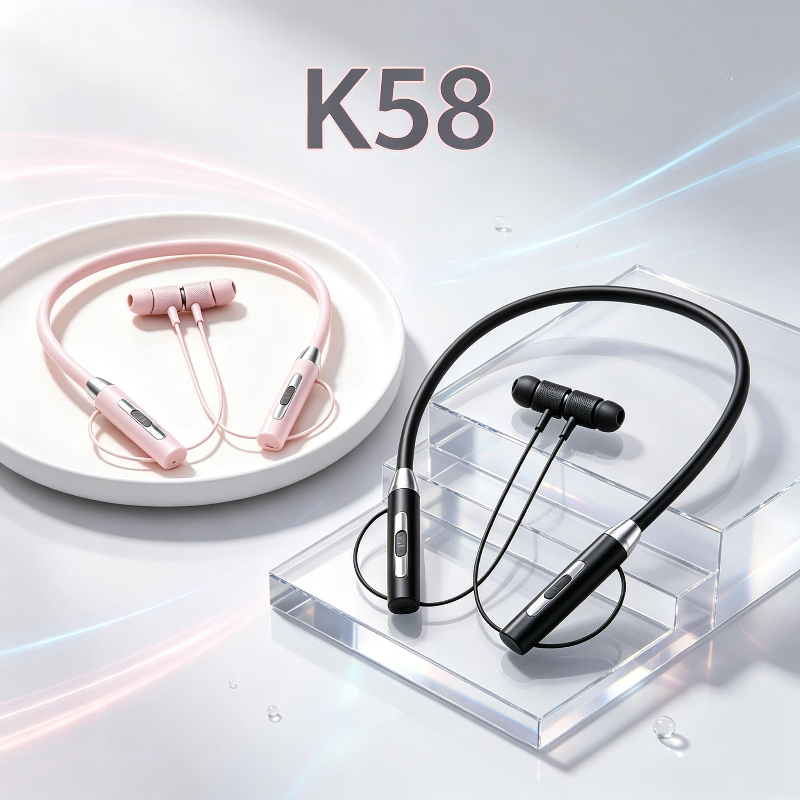 Magnetic Neckband Sports Earphones - Новая Bluetooth-гарнитура K58 с магнитным креплением