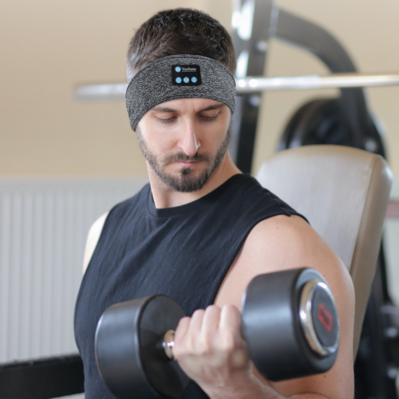 Sleep Mask Headphones Bluetooth - Беспроводные Bluetooth-наушники-повязка для спорта и сна,