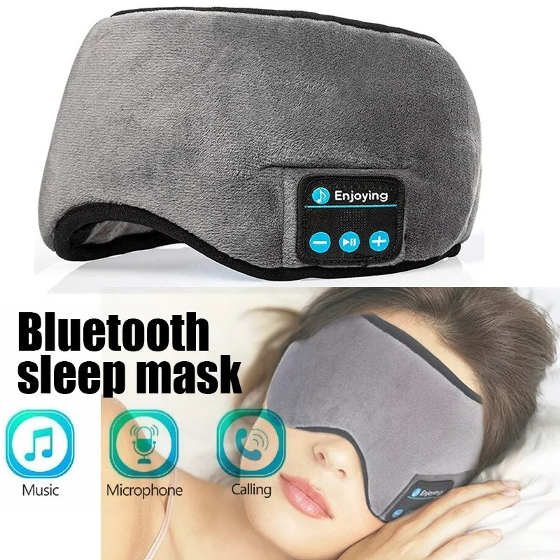 Sleep Mask Headphones Bluetooth - Беспроводные Bluetooth-наушники-повязка для спорта и сна,