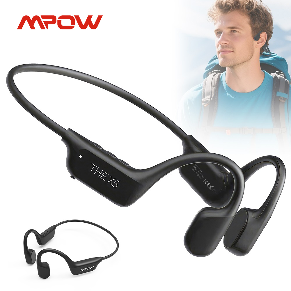 Bone Conduction Running Headphones - Наушники Mpow X5 с костной проводимостью,
