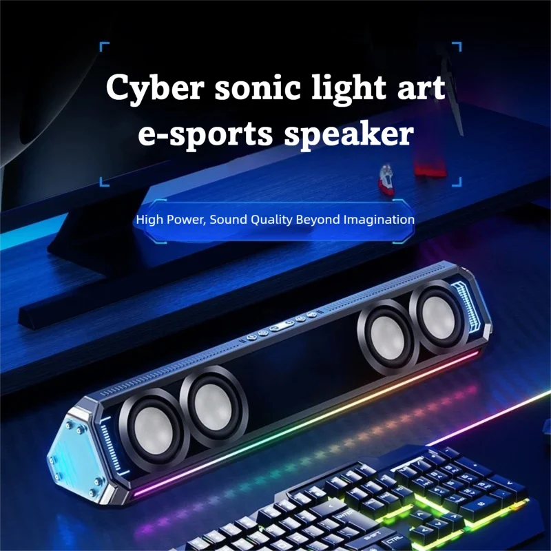 Rgb Computer Soundbar For Pc - Игровой саундбар с RGB-подсветкой, 30-ваттный динамик