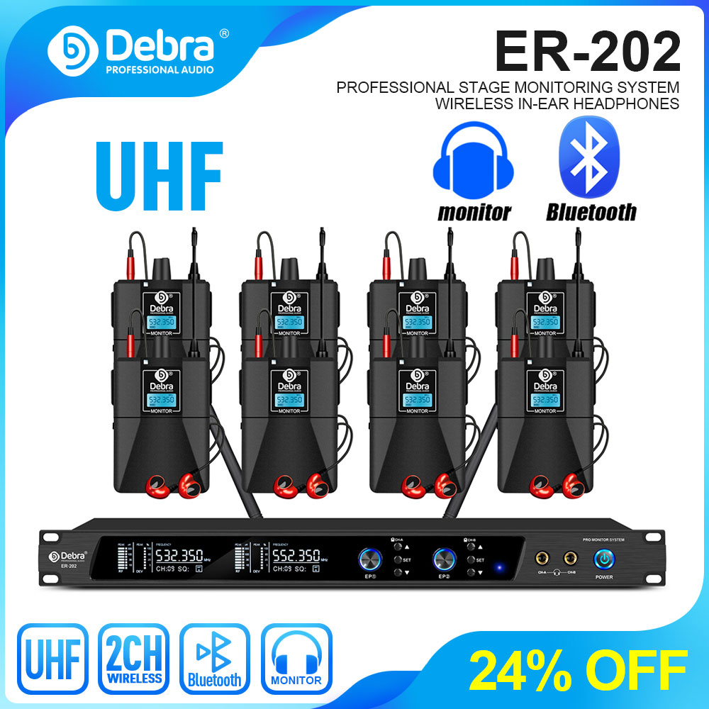 In Ear Monitors For Singers - Беспроводная система мониторинга Debra UHF IEM
