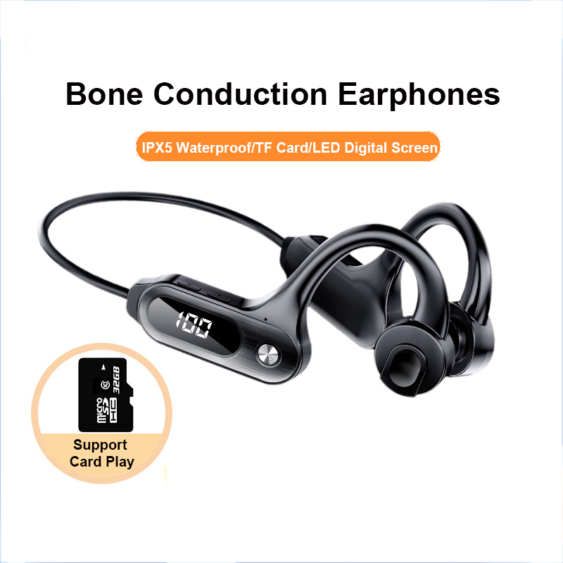 Bone Conduction Running Headphones - Наушники с костной проводимостью Bluetooth 5,3,