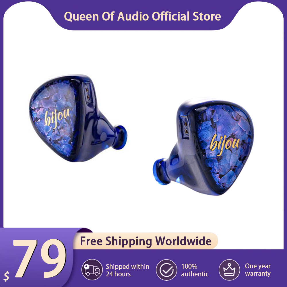 Planar Magnetic Iem Earphones - Новые наушники QoA Bijou 1DD+1BA+1BCD, внутриканальные
