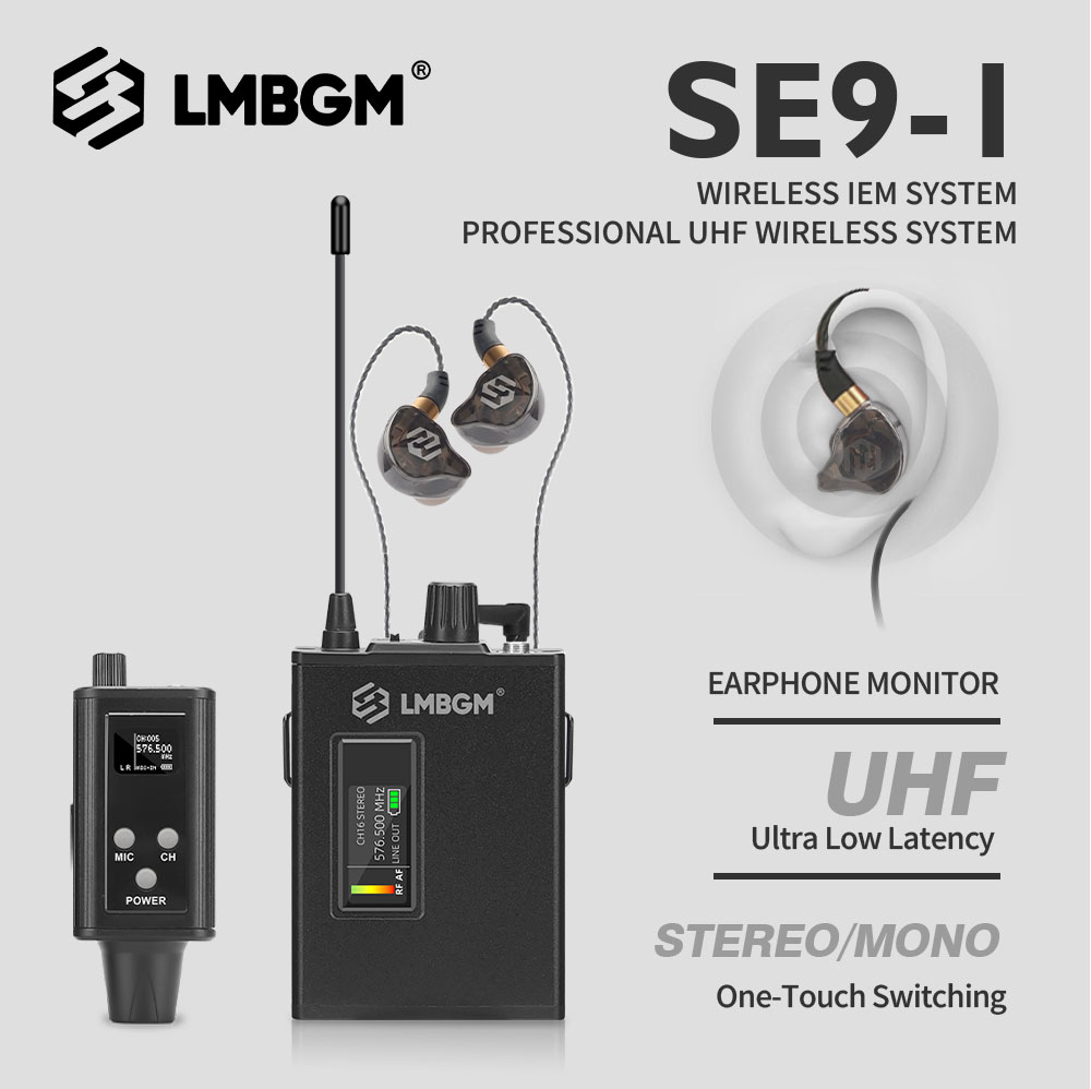 In Ear Monitors For Singers - Беспроводная внутриканальная мониторная система LMBGM SE9