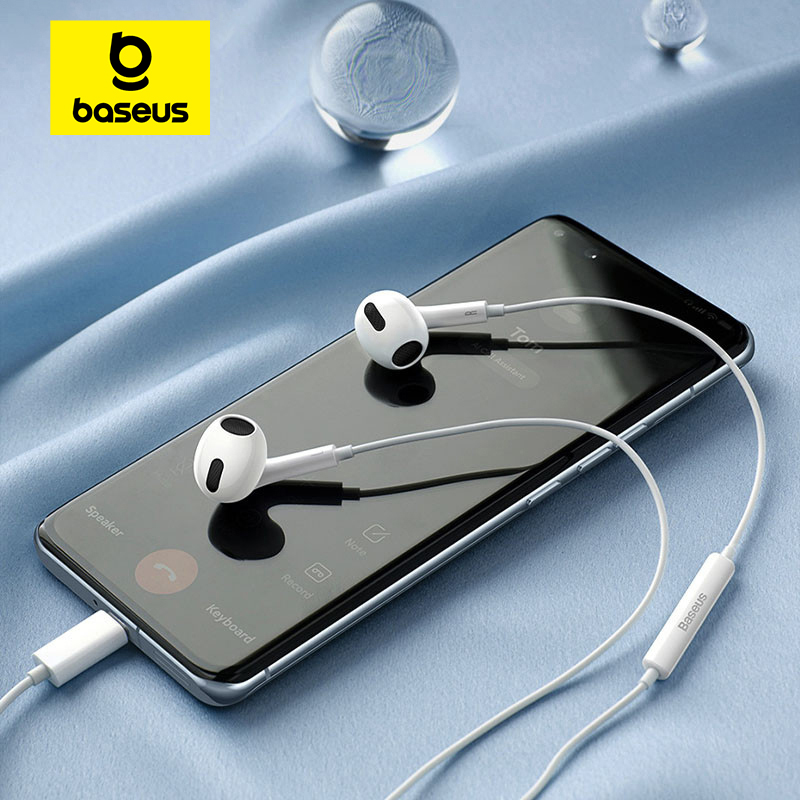 Open Ear Air Conduction Headphones - Наушники-вкладыши Baseus C17 Type-C, проводная гарнитура