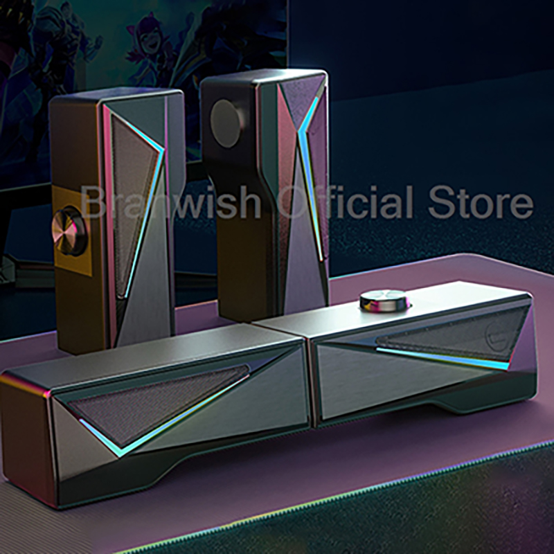 Rgb Computer Soundbar For Pc - Игровая звуковая панель RGB со съемной