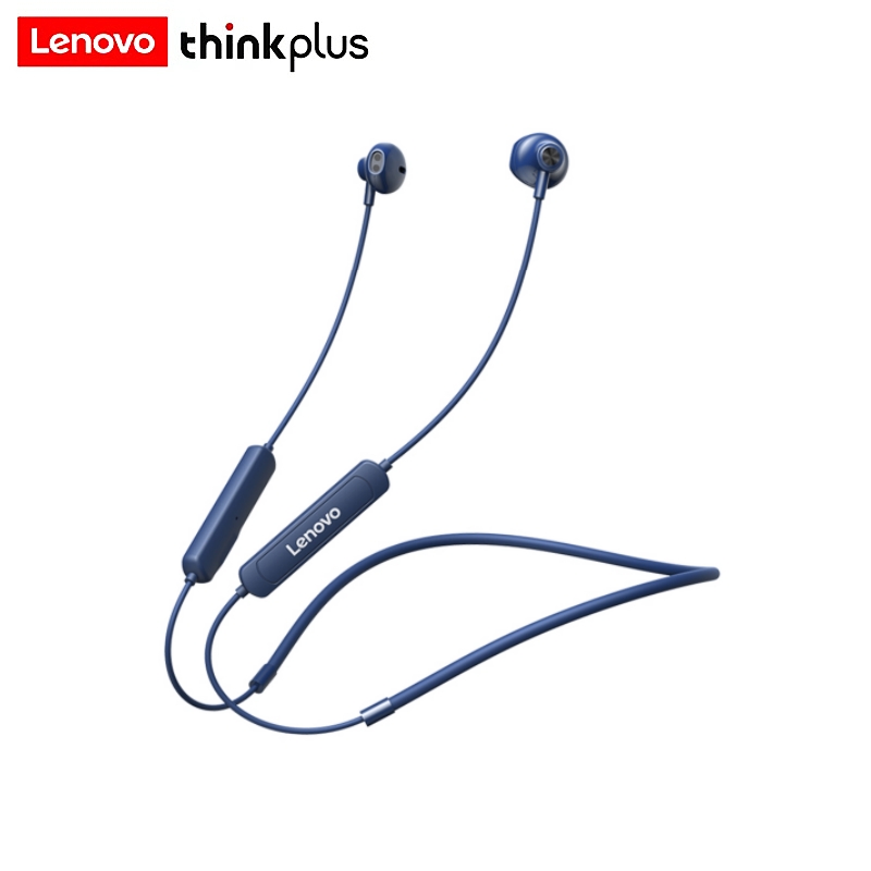 Magnetic Neckband Sports Earphones - Оригинальные наушники Lenovo SH1, беспроводной чип