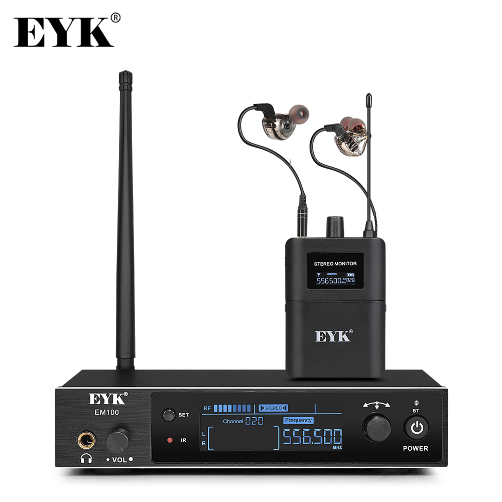 In Ear Monitors For Singers - Система ушного монитора EYK EM100, профессиональная