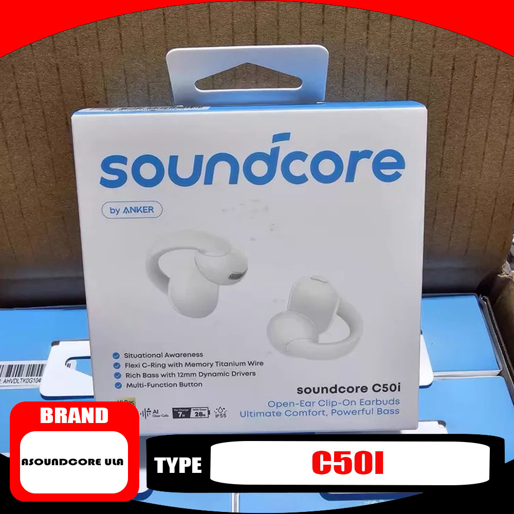 Open Ear Air Conduction Headphones - Беспроводные спортивные наушники Soundcore C50i с