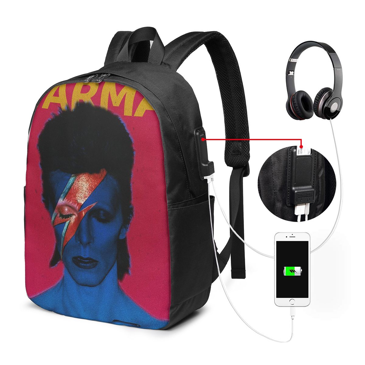 Laptops - Рюкзак Davids Bowied, дорожная сумка для