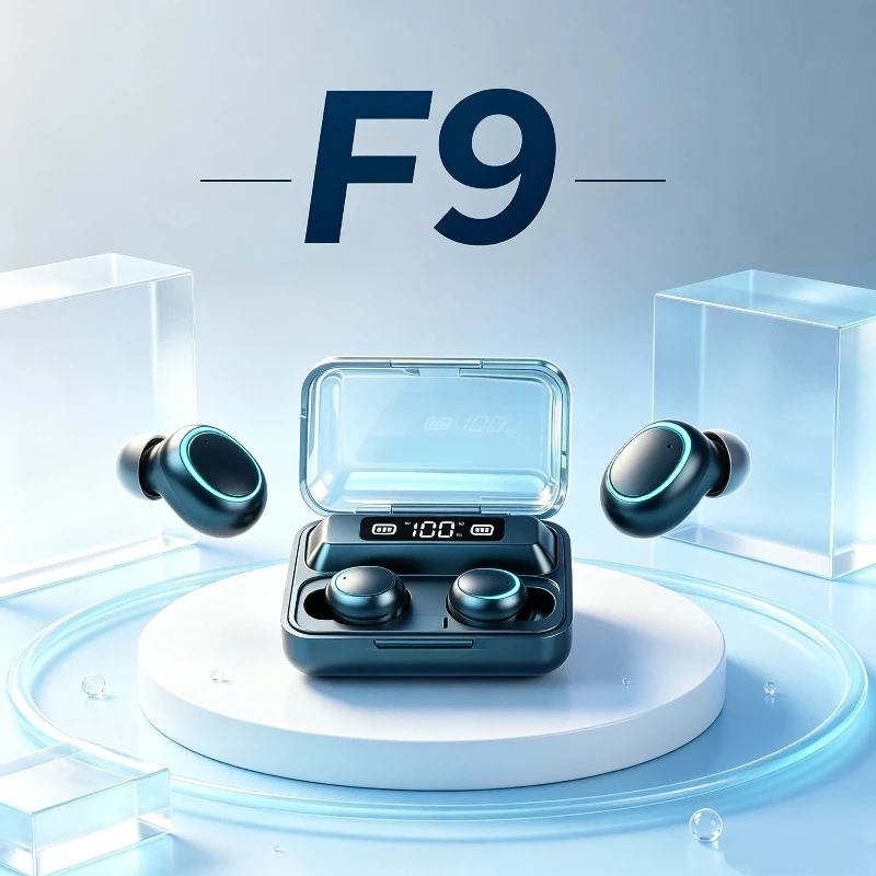 Tws Earbuds Bluetooth 5.3 - Новые беспроводные наушники F9 с Bluetooth,