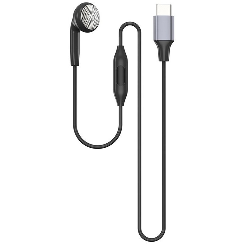 Type C Wired Earphones With Mic - Наушник-вкладыш DT75BG Type C с микрофоном,