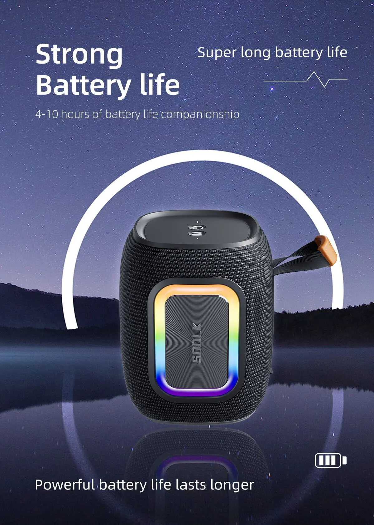 Portable Bluetooth Speaker Waterproof Ipx7 - Портативная беспроводная колонка SODLK T26 Mini