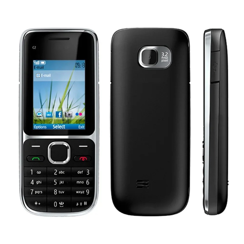 Cameras - Восстановленный мобильный телефон Nokia C2-01, не