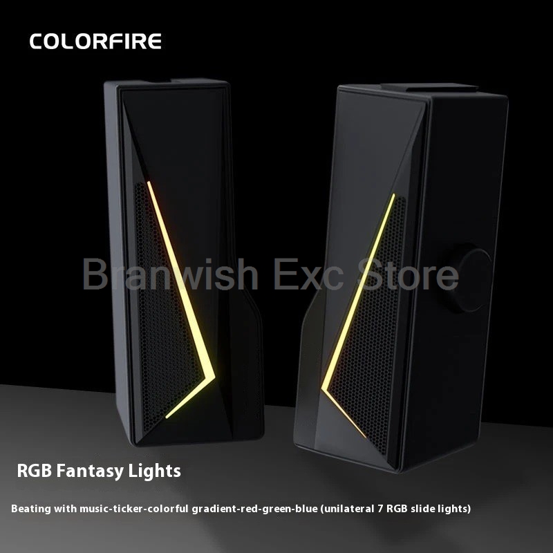 2x2,5 Вт Компьютерный динамик  – обзор и цена Rgb Computer Soundbar For Pc