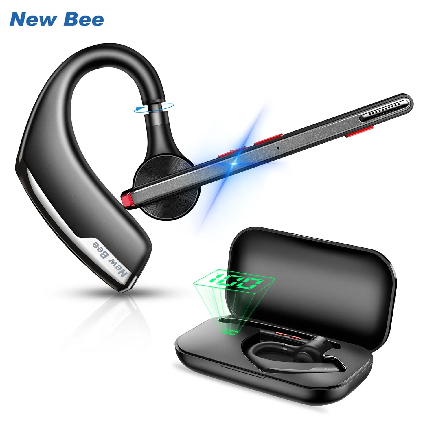 Беспроводная гарнитура Bee M51 – обзор и цена Open Ear Air Conduction Headphones
