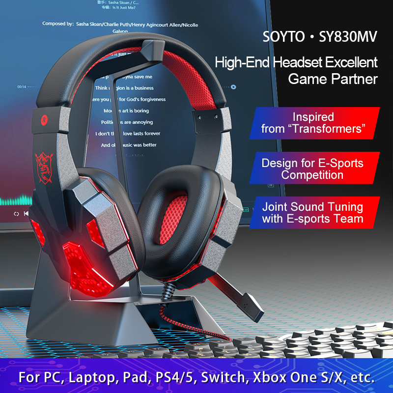 Игровая гарнитура 7.1 с объемн – обзор и цена Gaming Headset With Mic Rgb