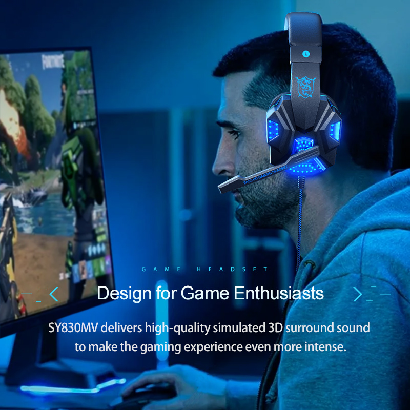 Игровая гарнитура 7.1 с объемн – обзор и цена Gaming Headset With Mic Rgb