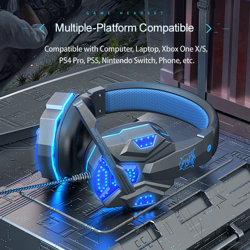 Игровая гарнитура 7.1 с объемн – обзор и цена Gaming Headset With Mic Rgb