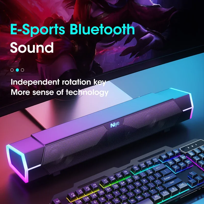 Звуковая панель 4D для ПК, бес – обзор и цена Rgb Computer Soundbar For Pc