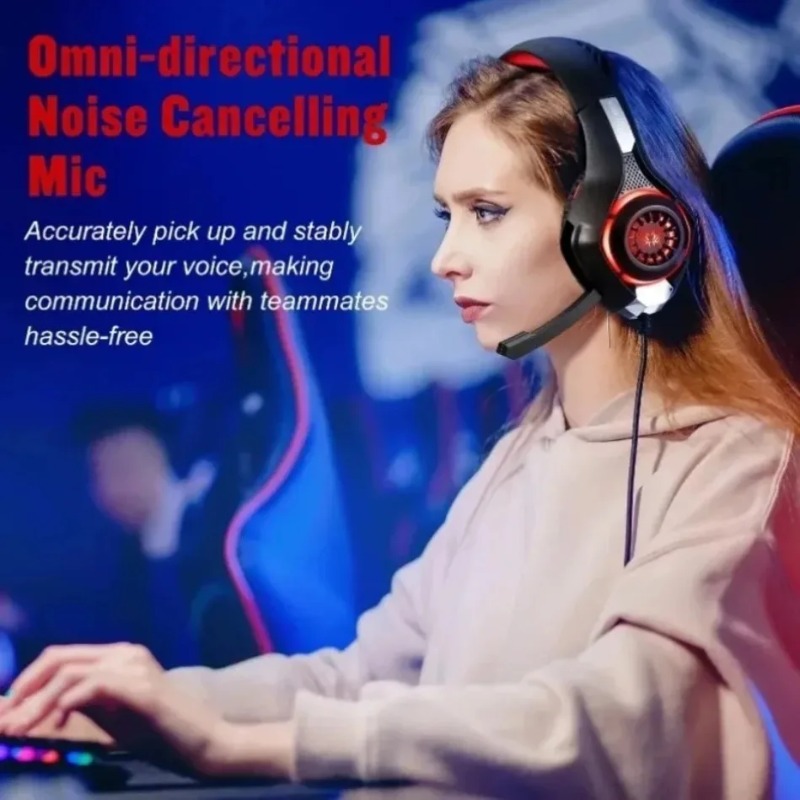 Проводная игровая гарнитура с  – обзор и цена Gaming Headset With Mic Rgb