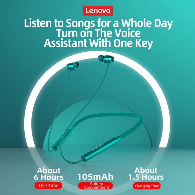 Новые Bluetooth-наушники Lenov – обзор и цена Magnetic Neckband Sports Earphones