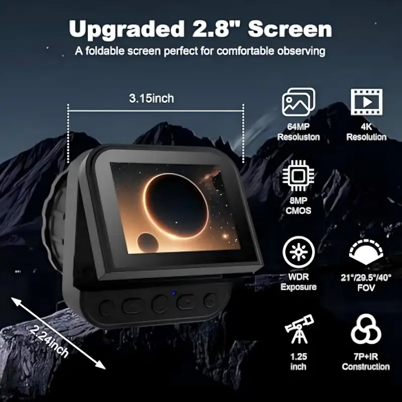 64 МП, экран 2,8 дюйма, 4K эле – обзор и цена Cameras