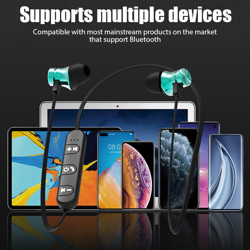Новые беспроводные спортивные  – обзор и цена Magnetic Neckband Sports Earphones