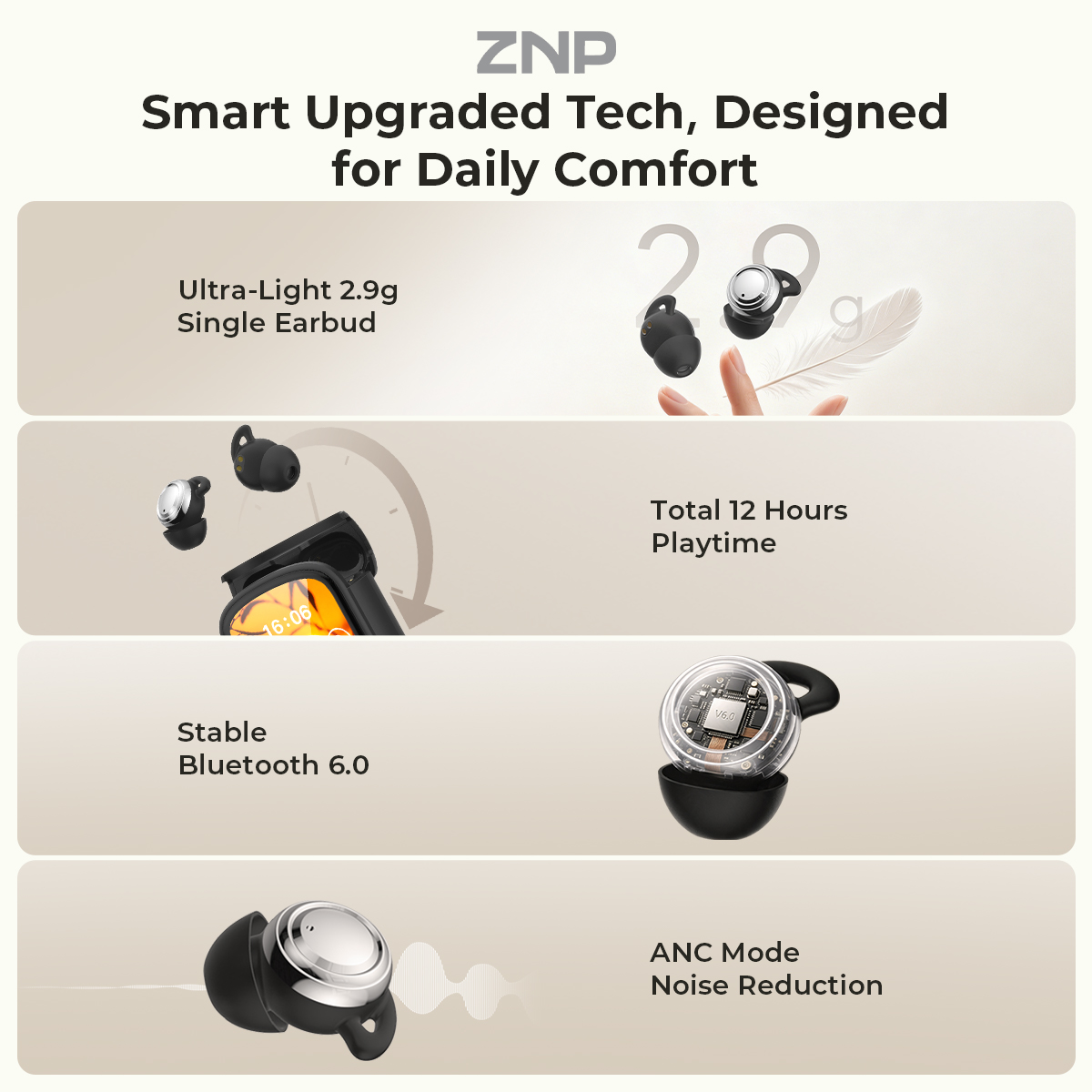 Наушники ZNP P04 для сна с акт – обзор и цена Sleep Mask Headphones Bluetooth