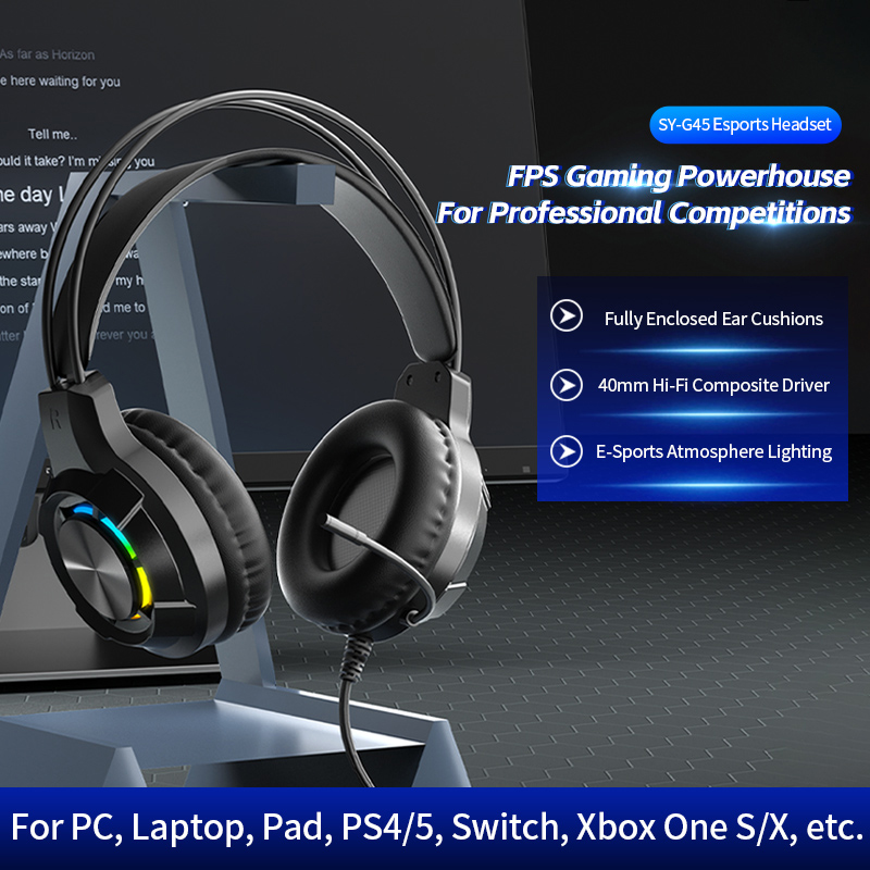 Игровая гарнитура с шумоподавл – обзор и цена Gaming Headset With Mic Rgb