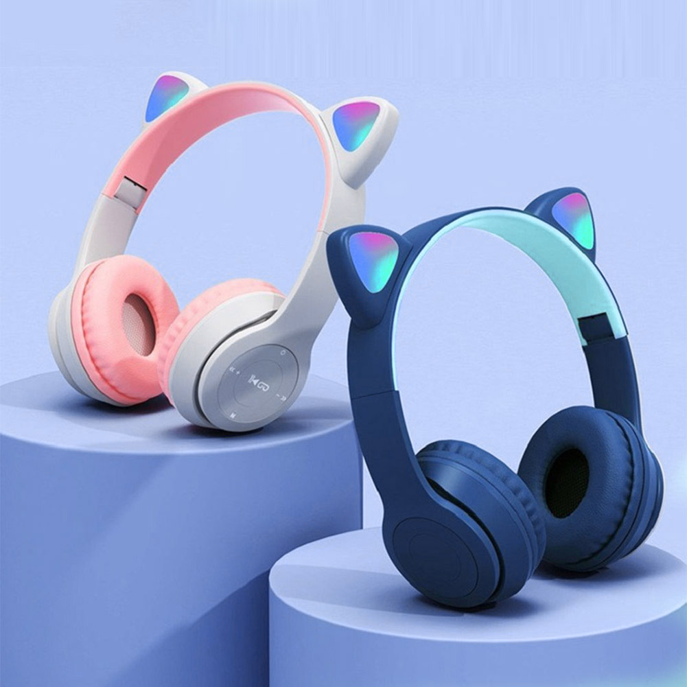 Вспышка, милые кошачьи уши, бе – обзор и цена Cat Ear Bluetooth Headset Led