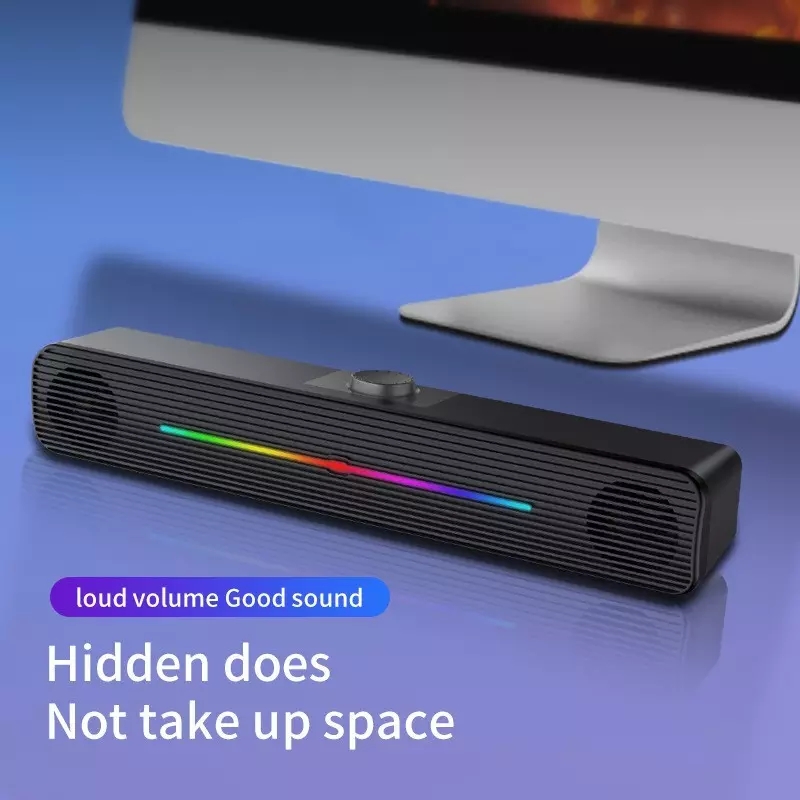 E-1407 Оптовая продажа RGB-кол – обзор и цена Rgb Computer Soundbar For Pc