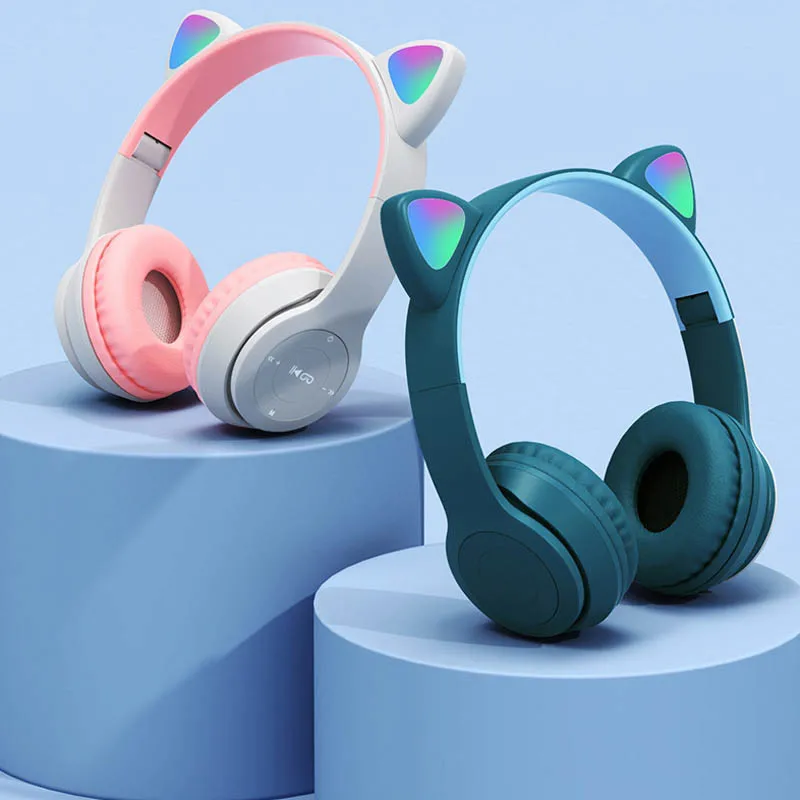 Bluetooth-совместимая гарнитур – обзор и цена Cat Ear Bluetooth Headset Led
