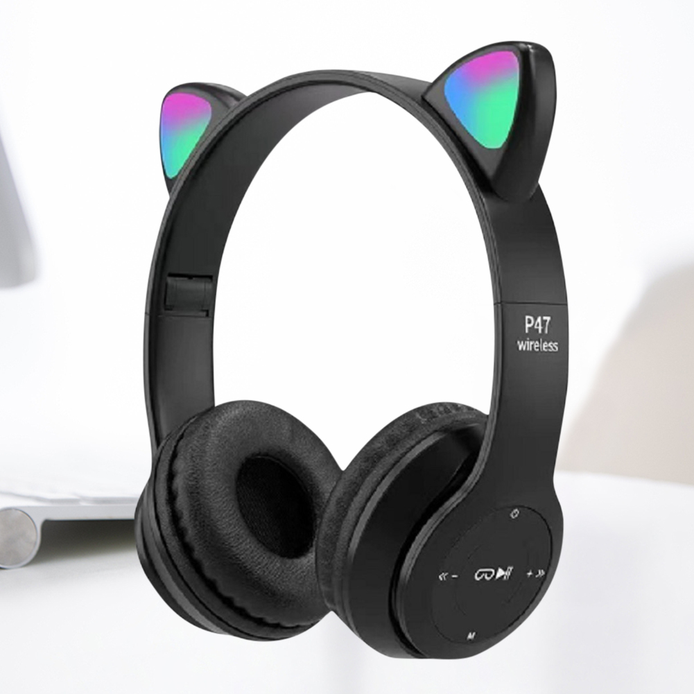 Bluetooth-наушники с милыми ко – обзор и цена Cat Ear Bluetooth Headset Led