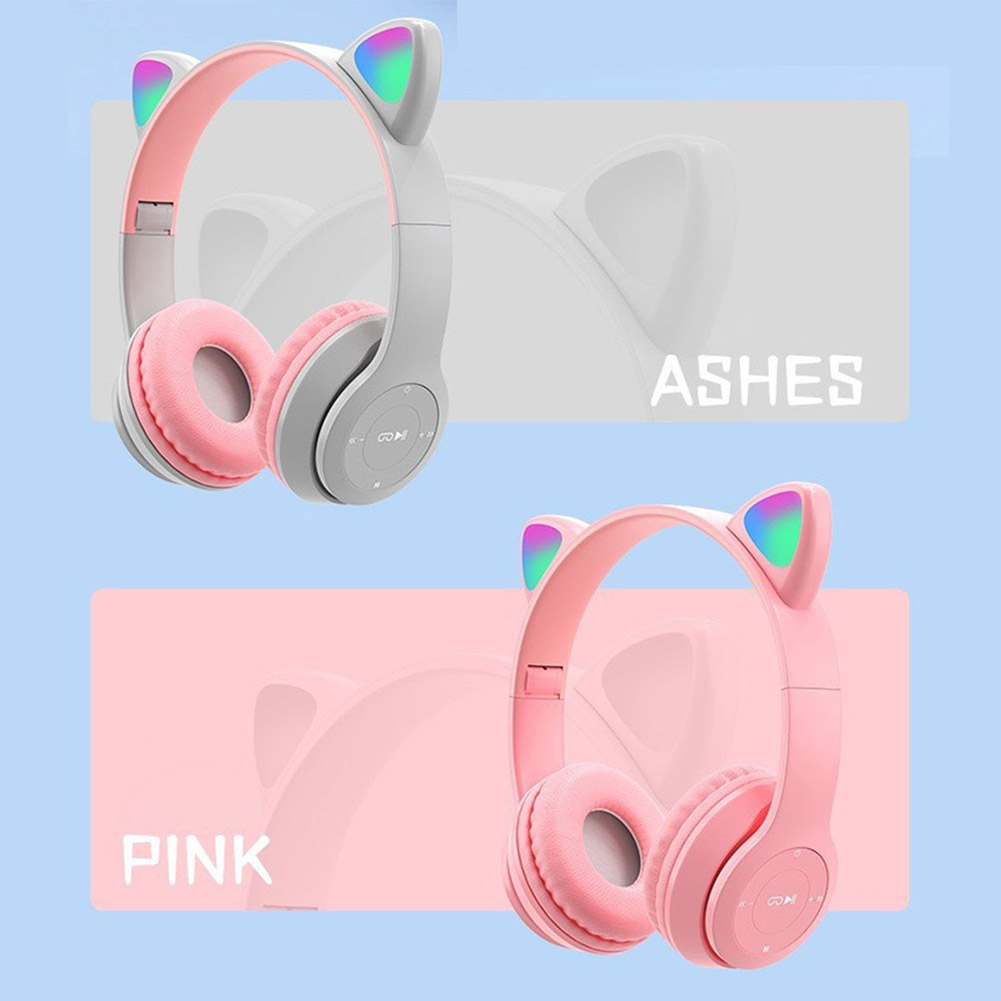 Bluetooth-наушники с милыми ко – обзор и цена Cat Ear Bluetooth Headset Led