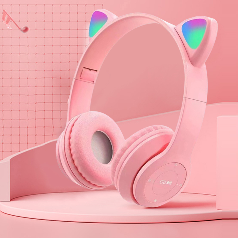 Bluetooth-наушники с милыми ко – обзор и цена Cat Ear Bluetooth Headset Led