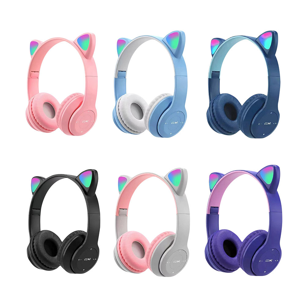 Bluetooth-наушники с милыми ко – обзор и цена Cat Ear Bluetooth Headset Led