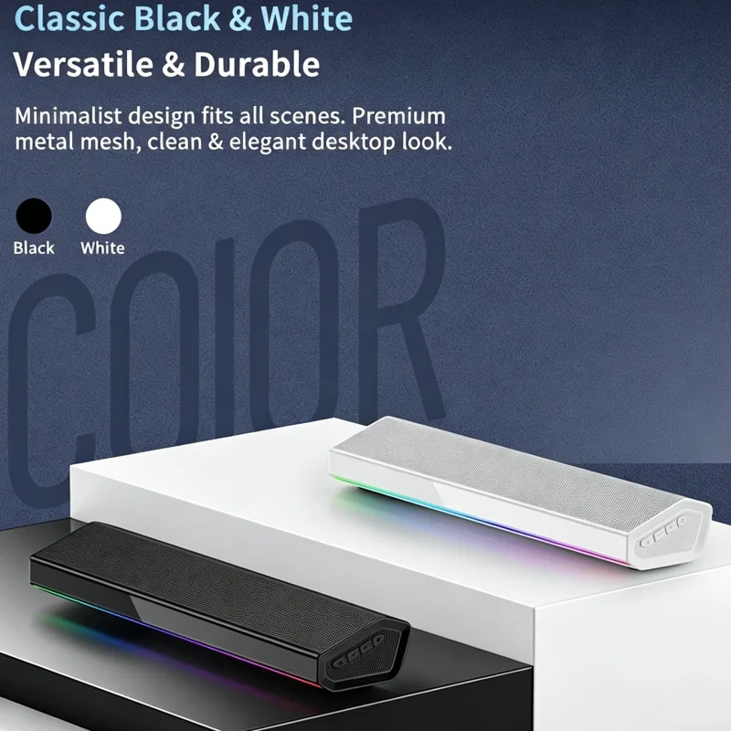 Беспроводная звуковая панель B – обзор и цена Rgb Computer Soundbar For Pc