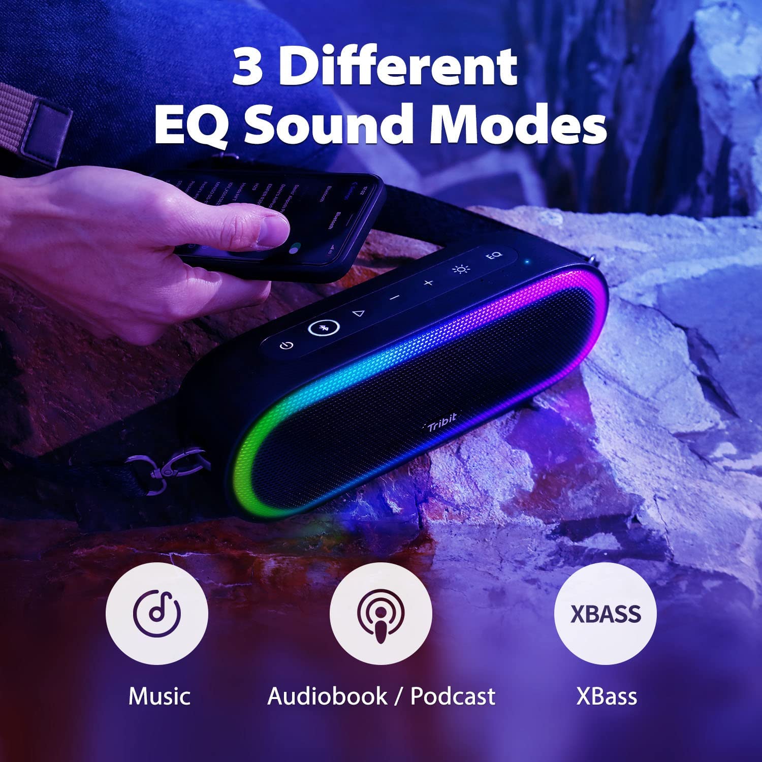 Портативная колонка Tribit 30W – обзор и цена Portable Bluetooth Speaker Waterproof Ipx7