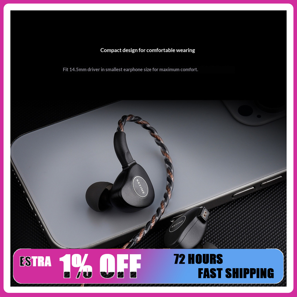 KEFINE Klanar 14.5 мм внутрика – обзор и цена Planar Magnetic Iem Earphones