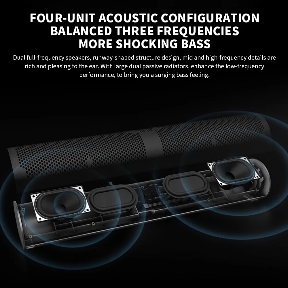 Оригинальная проводная USB-кол – обзор и цена Rgb Computer Soundbar For Pc