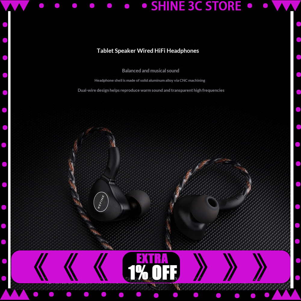 KEFINE Klanar 14.5 мм внутрика – обзор и цена Planar Magnetic Iem Earphones