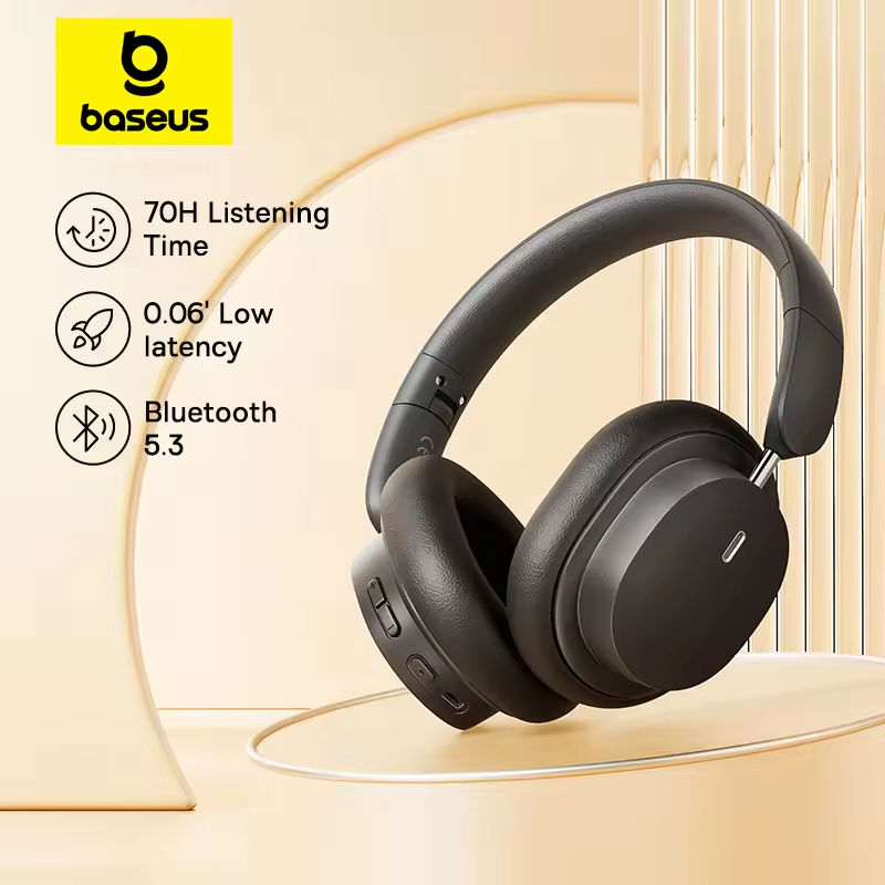 Baseus Bowie D05 Беспроводные  – обзор и цена Anc Wireless Over Ear Headphones