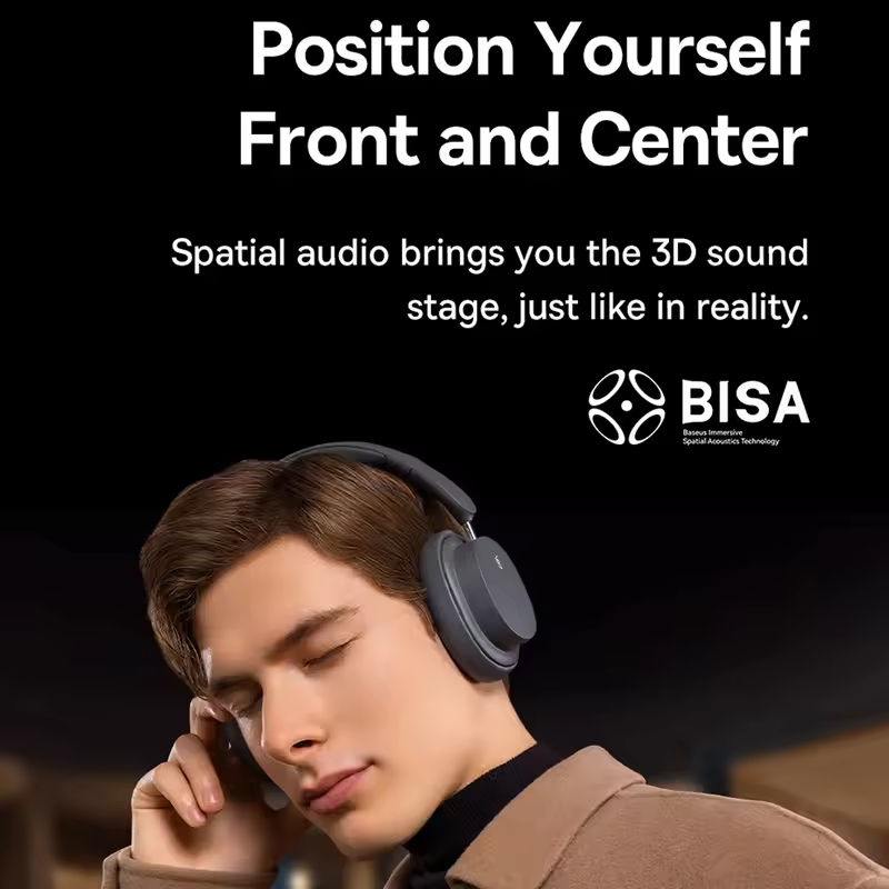 Baseus Bowie D05 Беспроводные  – обзор и цена Anc Wireless Over Ear Headphones