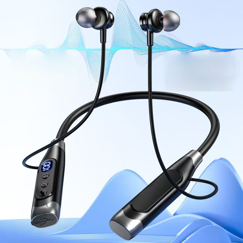 Настоящие стерео беспроводные  – обзор и цена Magnetic Neckband Sports Earphones