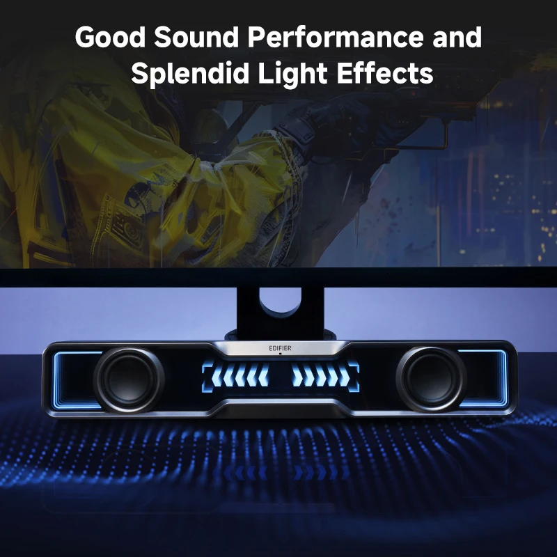 Edifier QS30 – компактные комп – обзор и цена Rgb Computer Soundbar For Pc