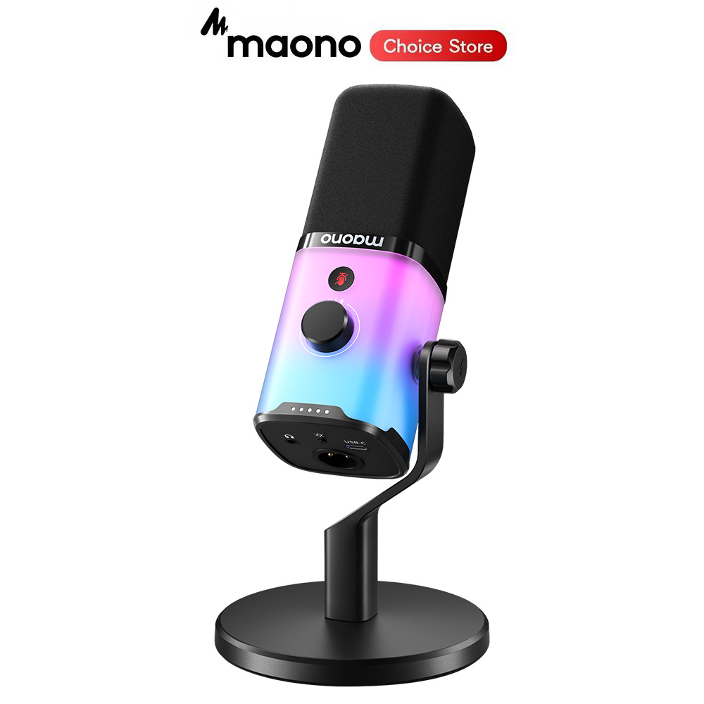 Игровой микрофон MAONO PD100X, – обзор и цена Gaming Headset With Mic Rgb