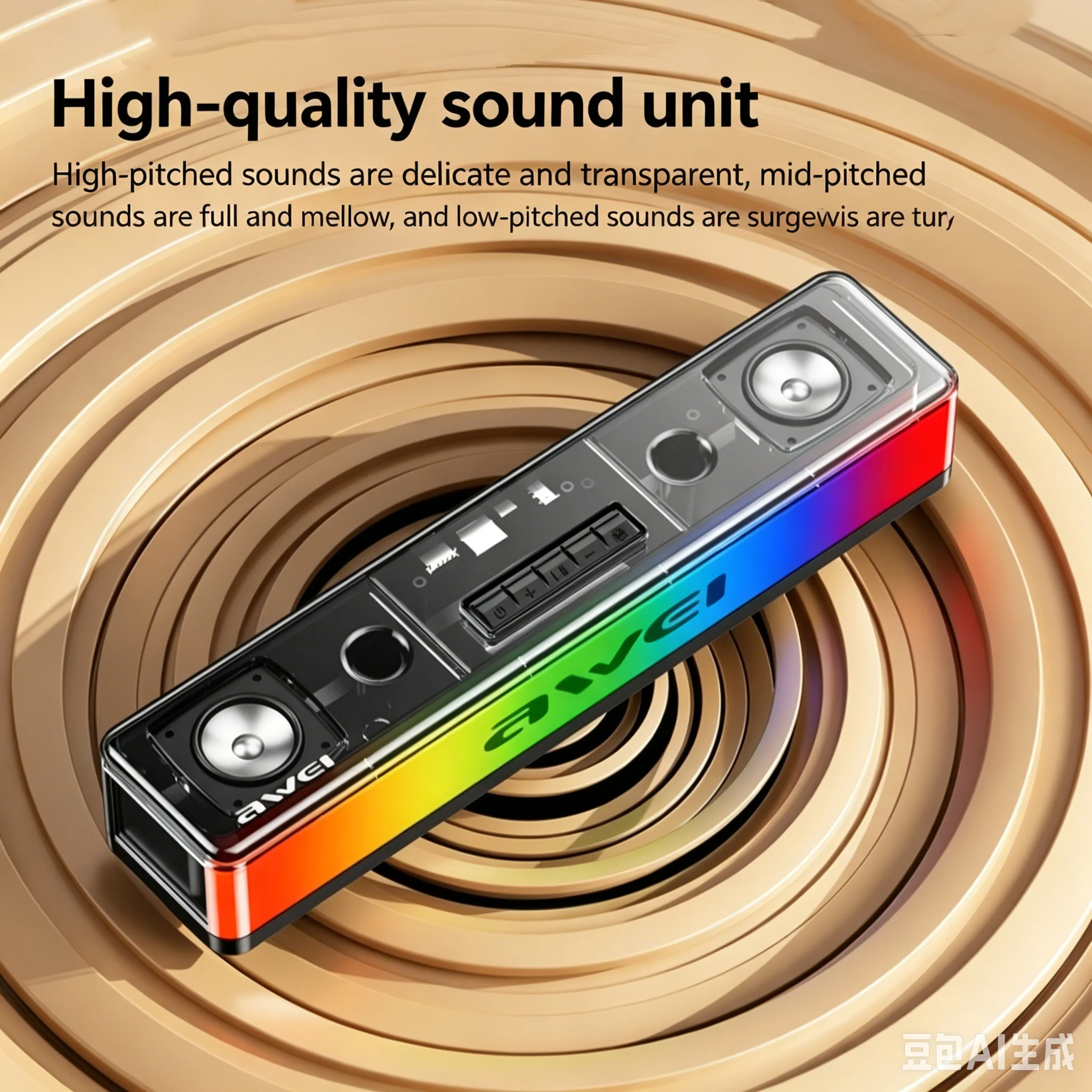 RGB Bluetooth-колонки, саундба – обзор и цена Rgb Computer Soundbar For Pc