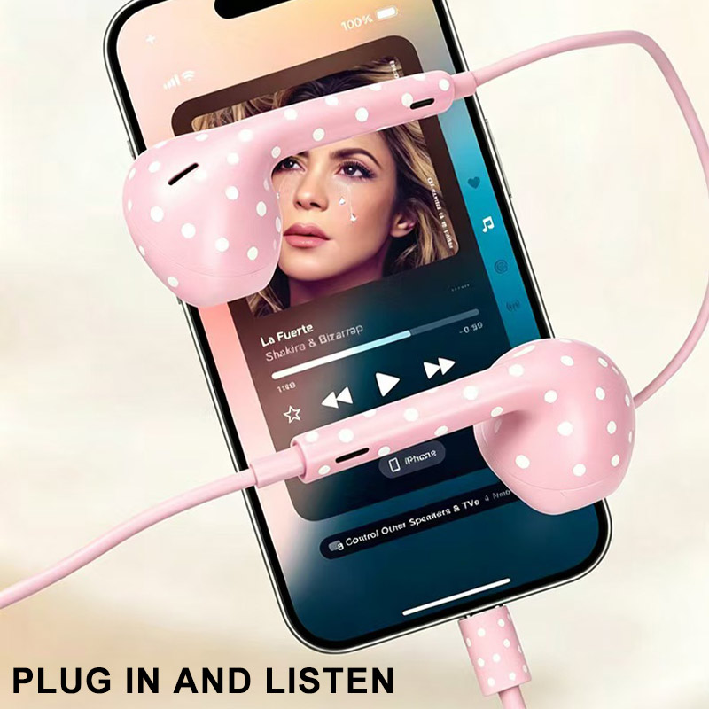 Милые проводные наушники с мик – обзор и цена Type C Wired Earphones With Mic